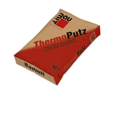 BAUMIT  ThermoPutz HŐSZIGETELŐ ALAPVAKOLAT KÜL- ÉS BELTÉRI / Thermo vakolat 40 l